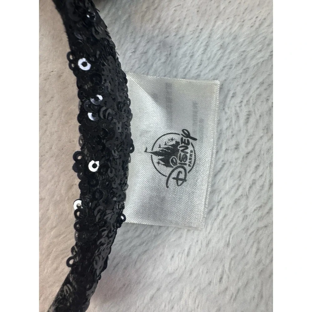 Disney Parks Minnie Black Sequin Ears Rainbow Collection Pride